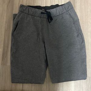 lululemon grey cropped joggers